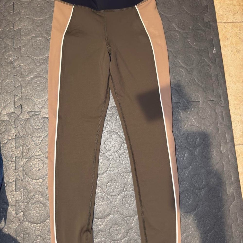 MICHI Leggings in Brown and Tan